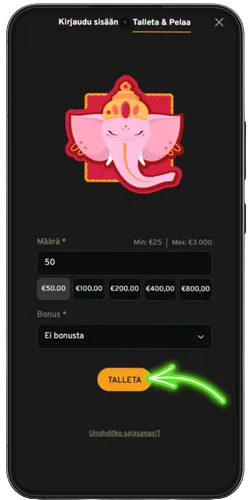 Lucky Trunk casino kirjautuminen pankkitunnuksilla ilman salasanaa