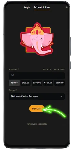 Lucky Trunk casino login with bank credentials without a password