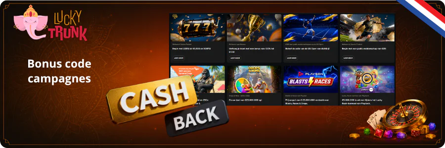 Lucky Trunk Bonus code campagnes