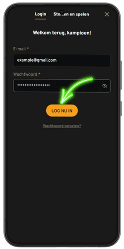 Lucky Trunk Druk op Log in now